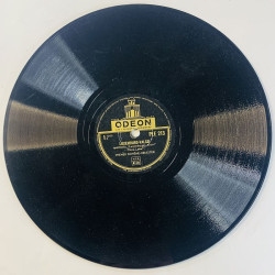 Wiener Bohème-Orchester Gramofonilevy Luxemburg-Valssi / Iloinen Wien  kansi paperikansi/muovitasku levy VG savikiekko gramofoni