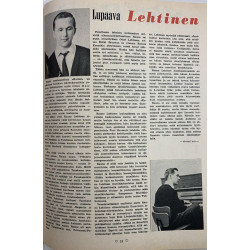 Ajan Sävel 1962 N:o 17 Lupaava Lehtinen aikakauslehti