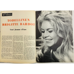 Ajan Sävel 1962 N:o 13 Todellinen Brigitte Bardot aikakauslehti