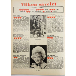 Ajan Sävel 1963 N:o 16 väriliite Heidi Brühl aikakauslehti