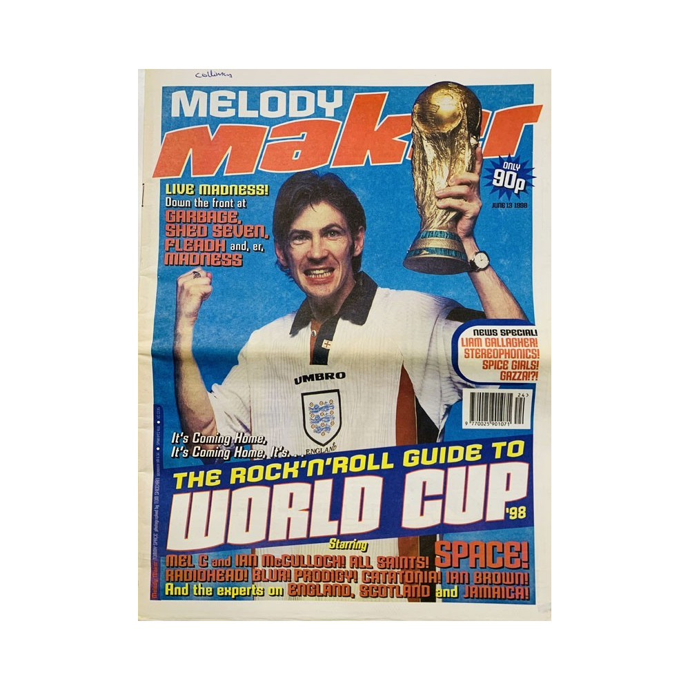 Melody Maker : The rock’n’roll guide to WOELD CUP ‘98 - begagnade magazine