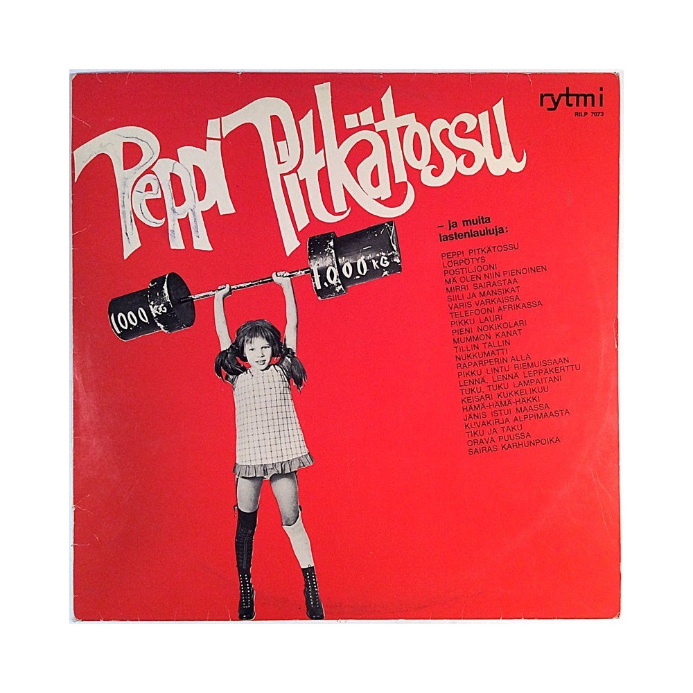 Eri Esittäjiä 1970 RILP 7073 Peppi Pitkätossu Ja Muita Lastenlauluja Used LP