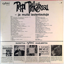 Eri Esittäjiä 1970 RILP 7073 Peppi Pitkätossu Ja Muita Lastenlauluja Used LP