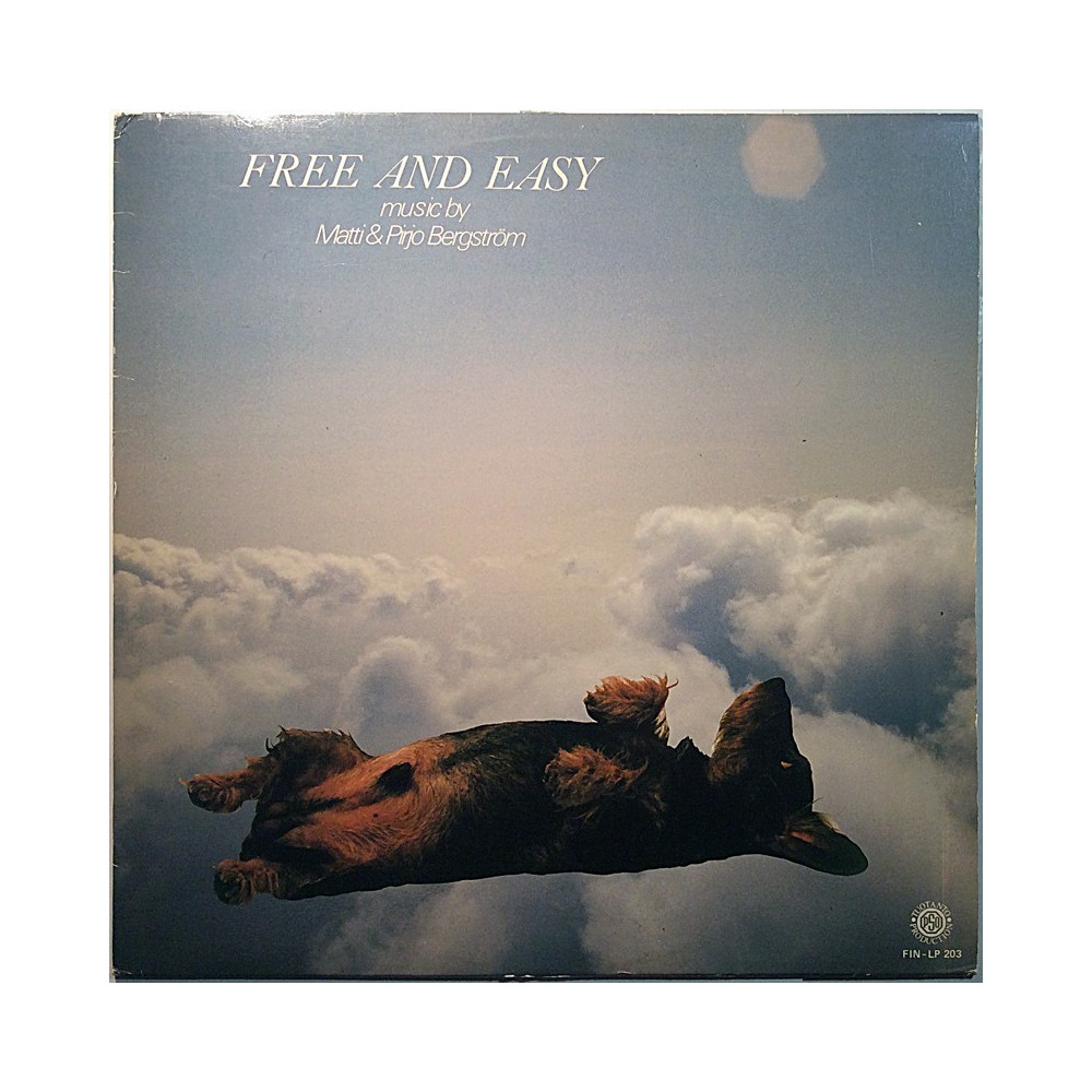 Bergström Matti & Pirjo: Free and Easy  kansi VG levy EX Käytetty LP