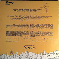 Helsavuo Esa 1973 SFLP 8540 Think - Tank - Funk Used LP