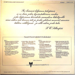 Hynninen Jorma, Taru Valjakka, Matti Talvela ym. 1981 SSKK LP 02 Suuret Suomalaiset Joululaulut Second hand LP