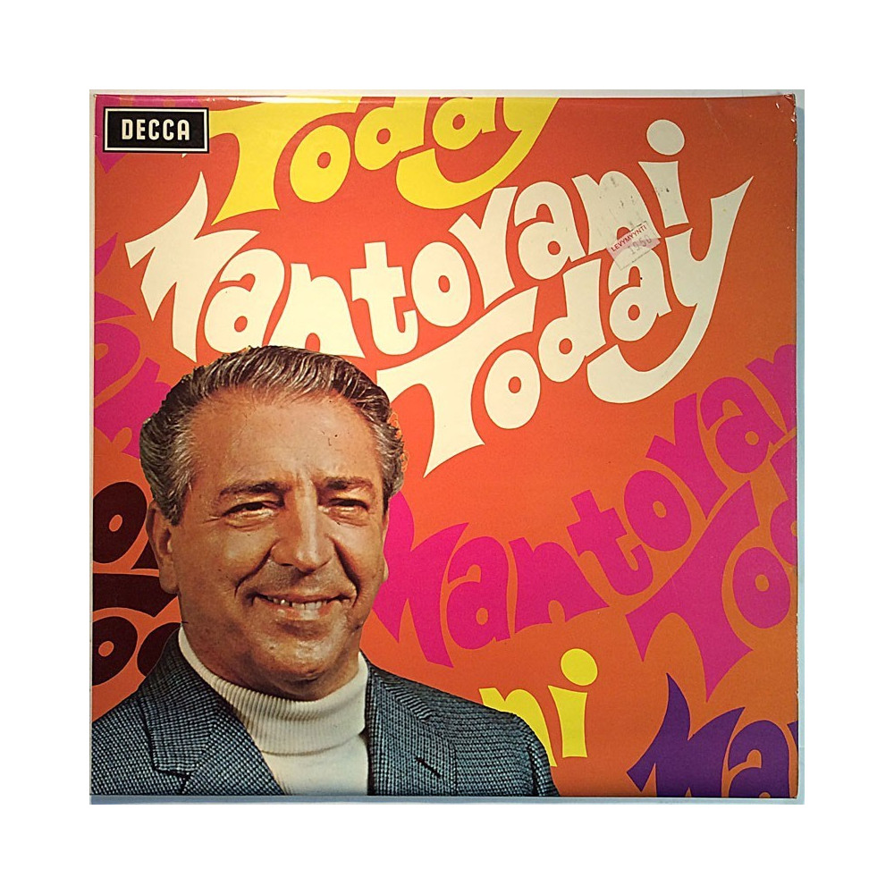 Mantovani: Today  kansi VG+ levy EX Käytetty LP