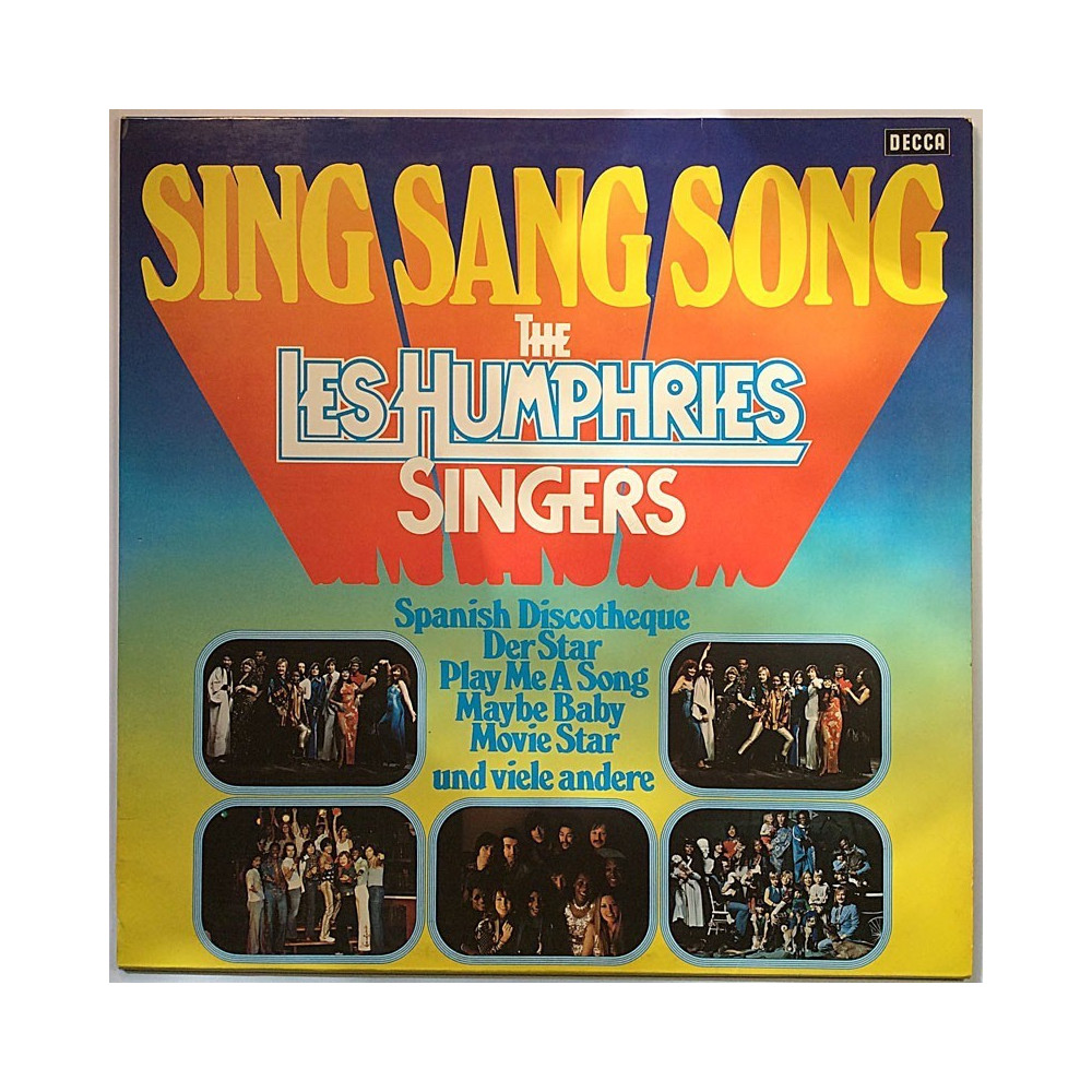 Les Humphries Singers: Sing Sang Song  kansi EX levy VG Käytetty LP