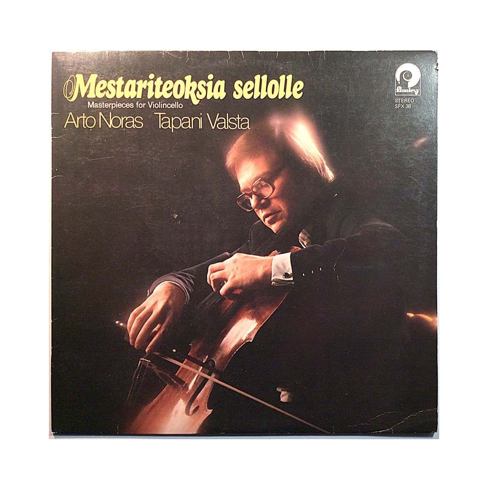 Noras Arto, Tapani Valsta: Mestariteoksia sellolle  kansi VG levy EX Käytetty LP