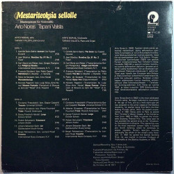Noras Arto, Tapani Valsta: Mestariteoksia sellolle  kansi VG levy EX Käytetty LP