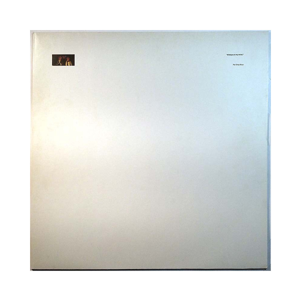 Pet Shop Boys 1987 K 060 20 2275 6 Always On My Mind 12-inch maxi Begagnat LP