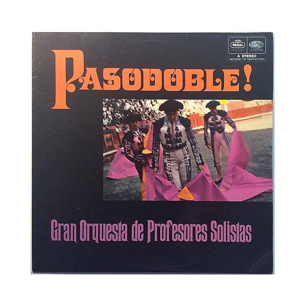 Gran Orquesta De Profesores Solistas 1961 SREG 2027 Pasodoble! Music Of The Bull Ring Used LP