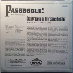 Gran Orquesta De Profesores Solistas 1961 SREG 2027 Pasodoble! Music Of The Bull Ring Used LP