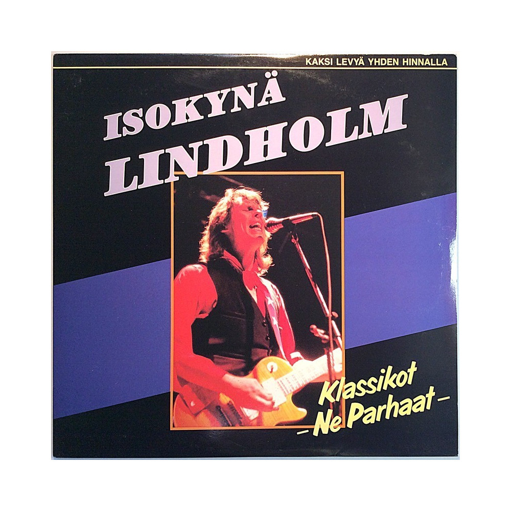 Isokynä Lindholm: Klassikot -Ne Parhaat 2LP  kansi EX levy EX LP