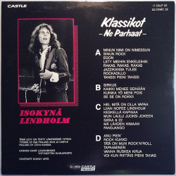 Isokynä Lindholm: Klassikot -Ne Parhaat 2LP  kansi EX levy EX LP