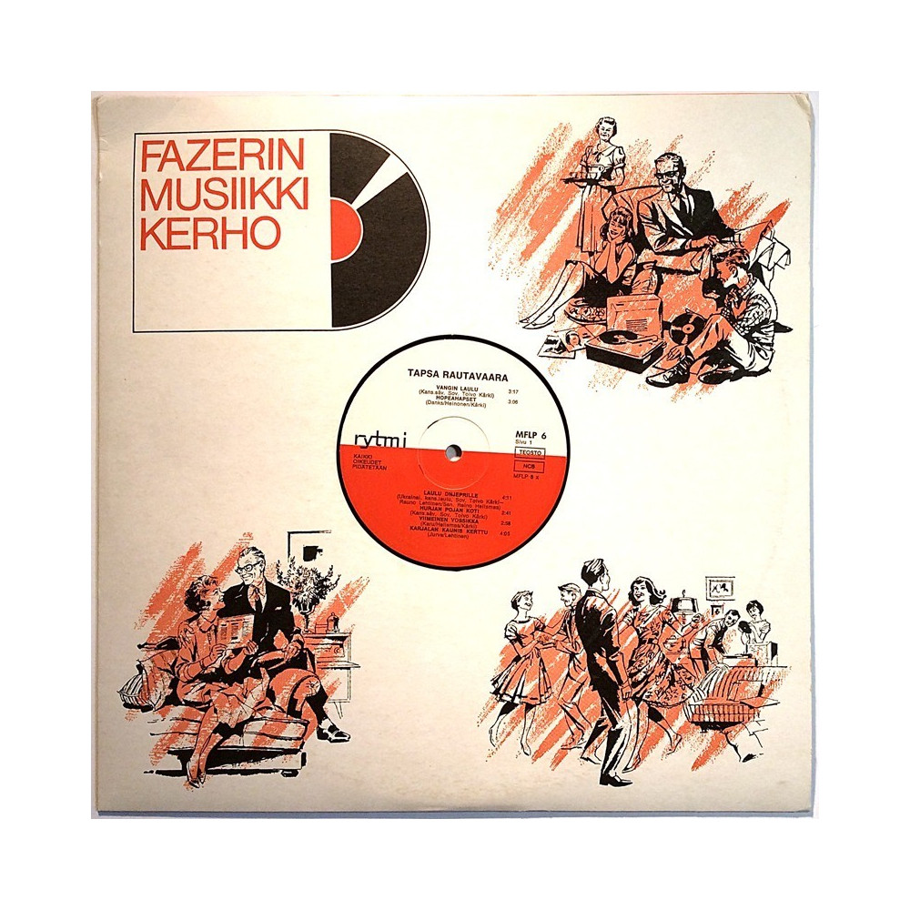 Rautavaara Tapio: Tapsa Rautavaara  kansi EX- levy EX LP