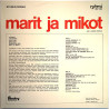 Marit ja Mikot 1971 RILP 7086 Marit Ja Mikot -71 LP