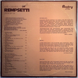 Rempsetti 1975 SFLP 9568 Soitimella LP