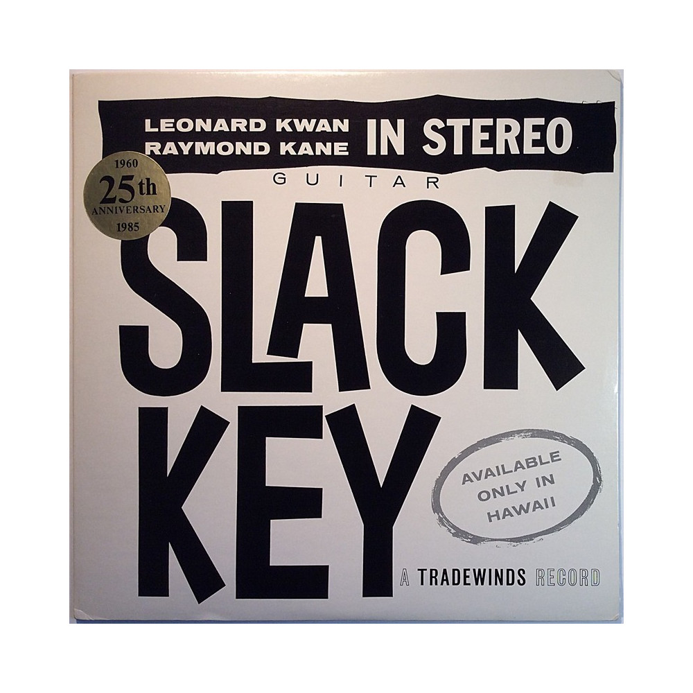 Leonard Kwan, Raymond Kane 1961 TS-106 Slack Key Guitar In Stereo Used LP