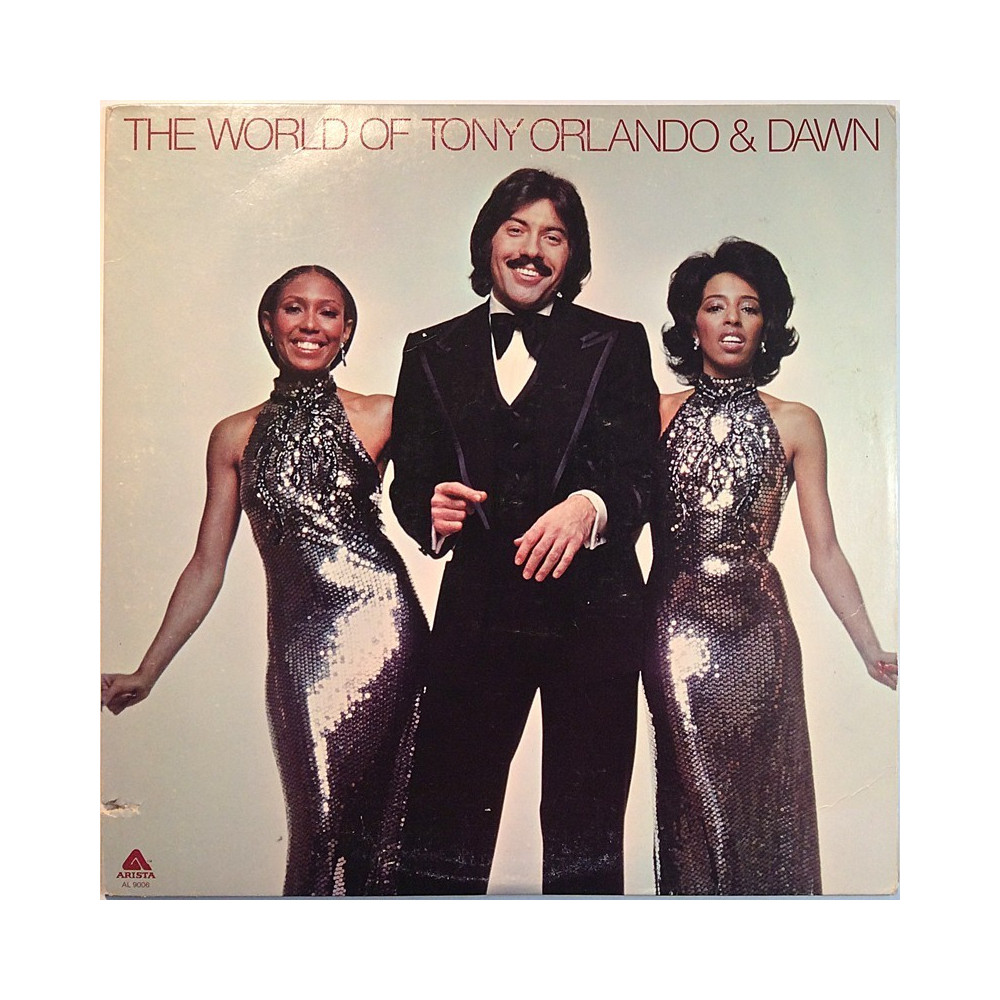Tony Orlando & Dawn 1976 AL 9006 World Of Tony Orlando & Dawn 2LP Used LP
