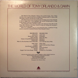 Tony Orlando & Dawn 1976 AL 9006 World Of Tony Orlando & Dawn 2LP Used LP