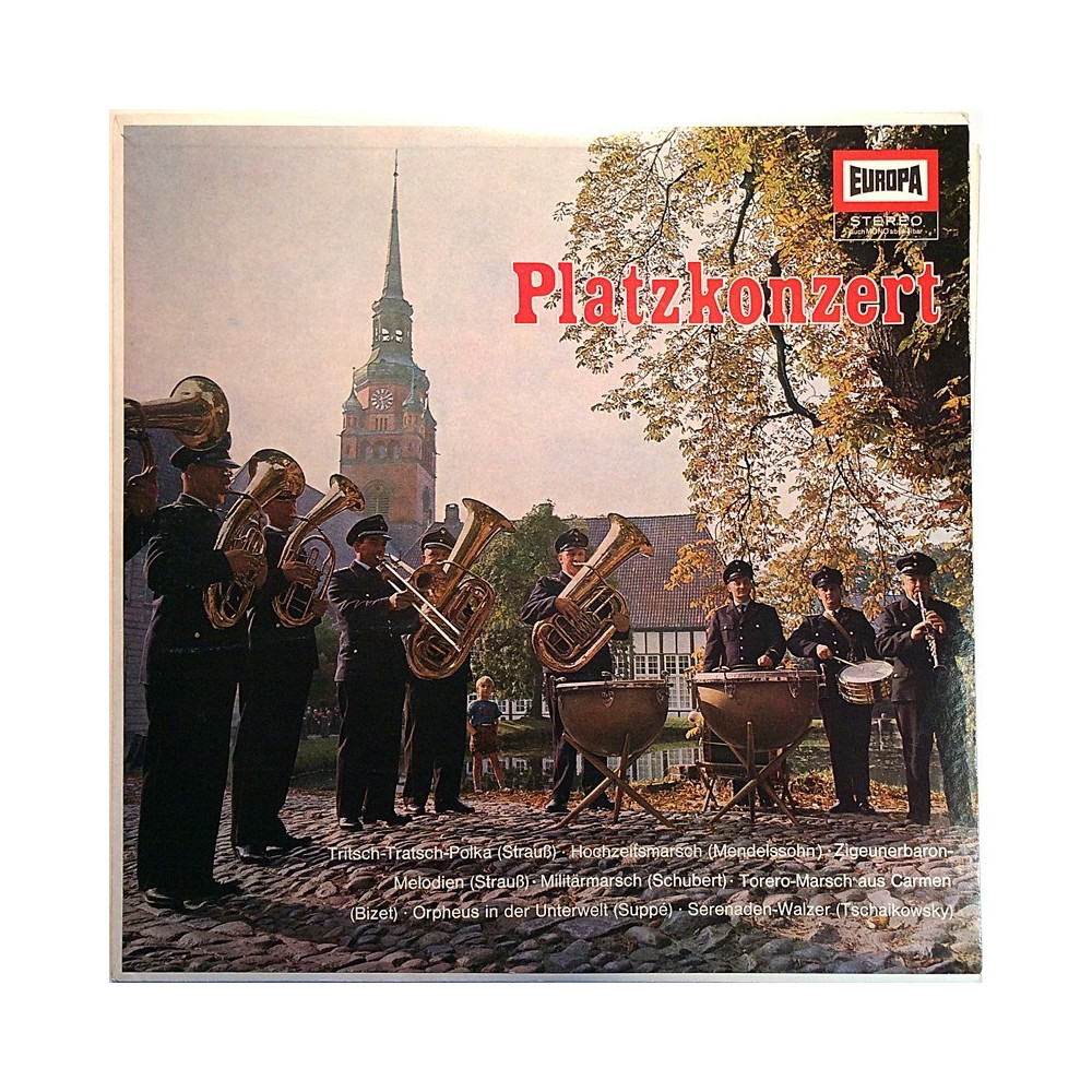 Europa-Blasorchester 1970’s E 147 Platzkonzert Used LP