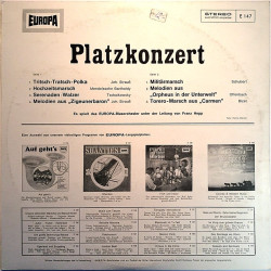 Europa-Blasorchester 1970’s E 147 Platzkonzert Used LP