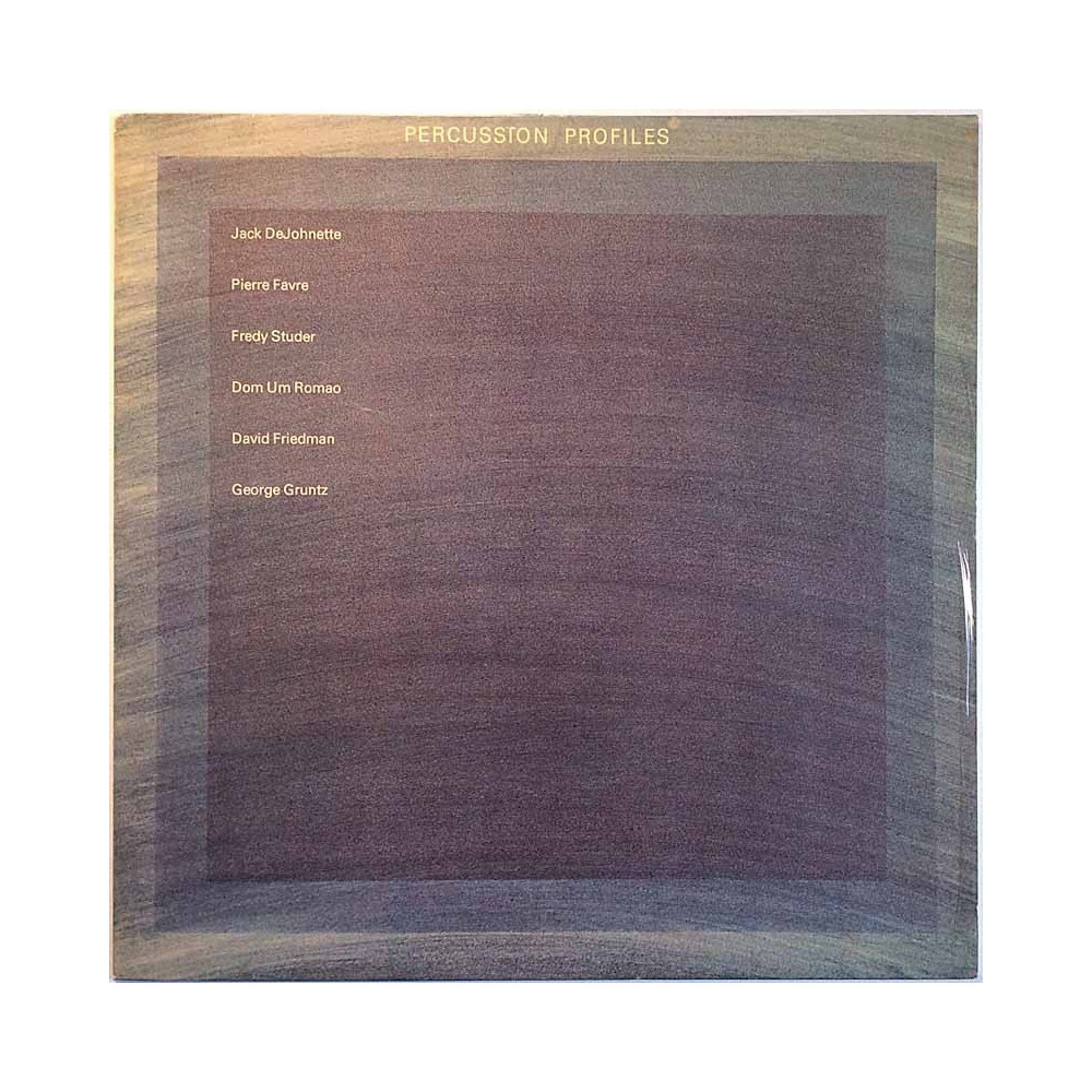 Jack DeJohnette / Pierre Favre ym. 1978 JAPO 60025 Percussion Profiles Begagnat LP