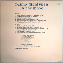 Mäntynen Heimo 1985 HITLP 001 In The Mood Used LP
