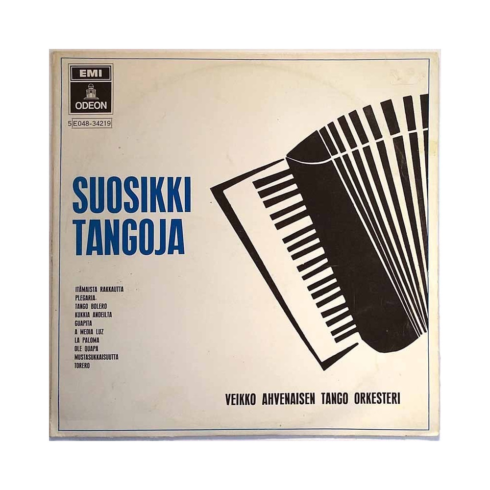 Veikko Ahvenaisen Tango Orkesteri 1970 5E048-34219 Suosikki Tangoja Begagnat LP