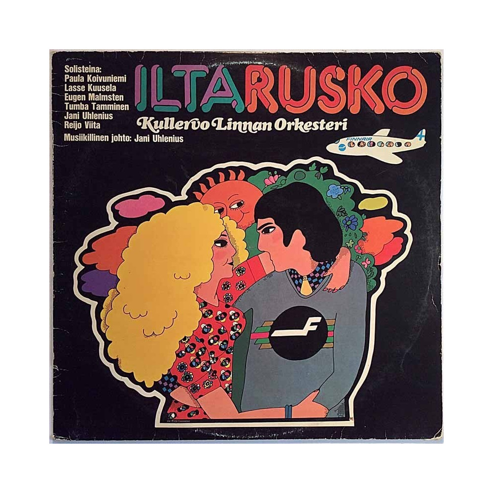Kullervo Linnan Orkesteri 1973 S 65871 Iltarusko Begagnat LP