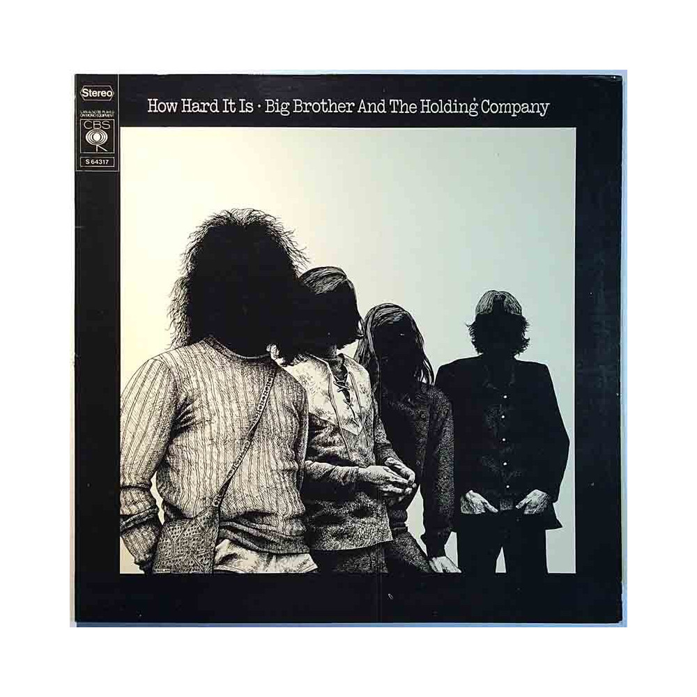 Big Brother And The Holding Co.: How Hard It Is  kansi VG+ levy VG+ Käytetty LP