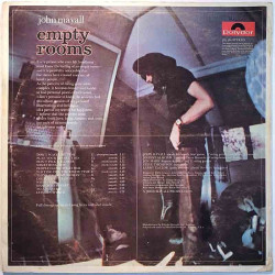 Mayall John: Empty Rooms  kansi VG- levy VG Käytetty LP