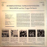 Malando And His Tango-Orchestra: International Tango Favourites  kansi VG levy VG+ Käytetty LP