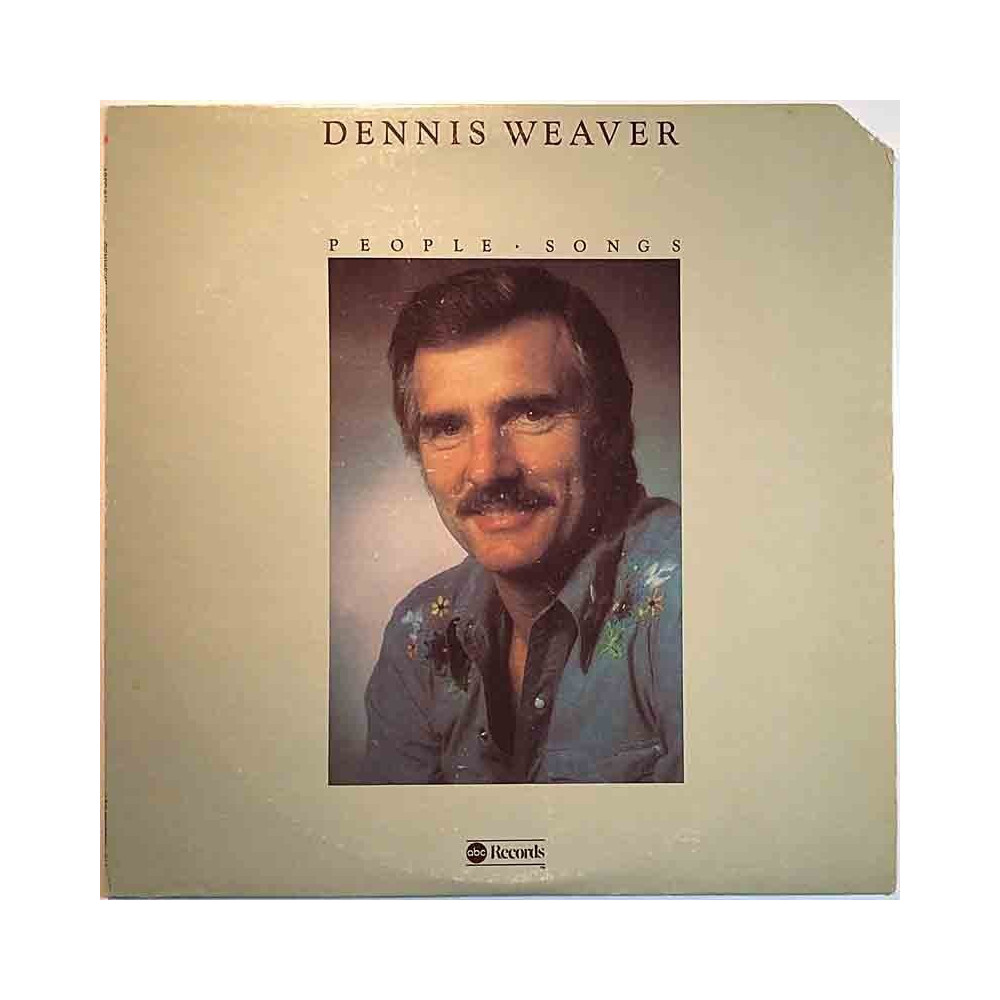 Weaver Dennis seriffi McCloud 1974 ABDP-847 People Songs Begagnat LP