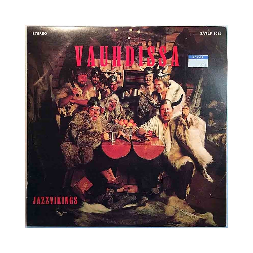 Jazzvikings: Vauhdissa  kansi EX- levy EX Käytetty LP