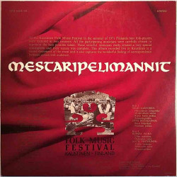 Ero esittäjiä Folk Music Festival Kaustinen: Mestaripelimannit 2LP  kansi EX- levy EX Käytetty LP