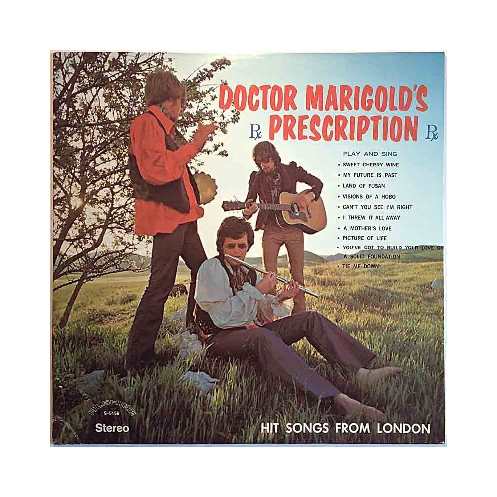 Dr. Marigold's Prescription 1969 S-5159 Play And Sing Used LP