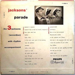 3 Jacksons: Jacksons' Parade 10-inch LP  kansi VG levy VG- Käytetty LP