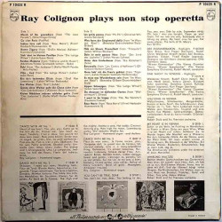 Colignon Ray Hammond-Organ n.1960 P 10435 R Ray Colignon Plays Non Stop Operetta 10-inch Begagnat LP