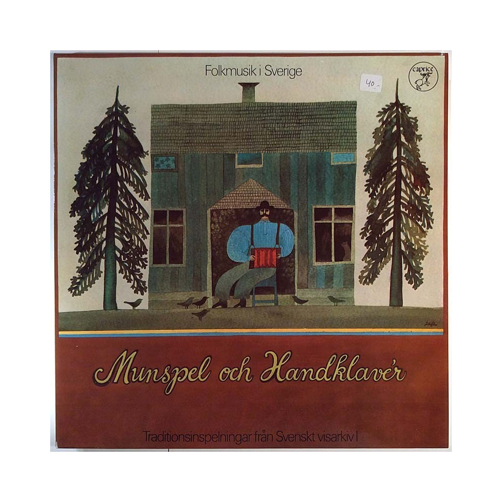 Various artists Folkmusik i Sverige 1973 RIKS LPF 1 Munspel Och Handklaver Used LP
