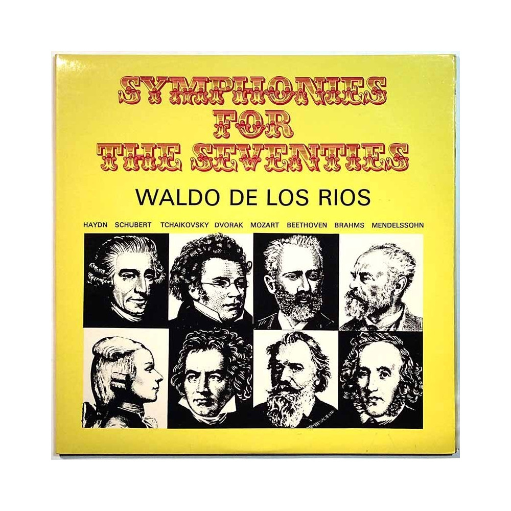 Waldo De Los Rios 1973 AMLS 2014 Symphonies For The Seventies 2LP Used LP