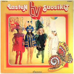 Piritta, Jukka Siikavire, Esa Helasvuo ym.: Lasten TV Suosikit  kansi VG- levy EX Käytetty LP