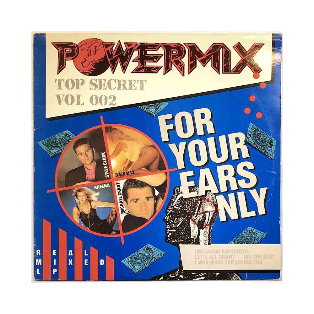 Various 1988 POWLP 3 Powermix VOL 002 Top Secret Begagnat LP