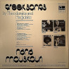 Mouskouri Nana 1976 6444 100 Greek Songs By Theodorakis And Hadjidakis Second hand LP