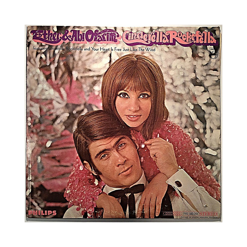 Esther & Abi Ofarim 1967 PHS 600-269 Cinderella Rockefella Begagnat LP