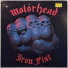 Motörhead: Iron Fist  kansi VG+ levy EX Käytetty LP