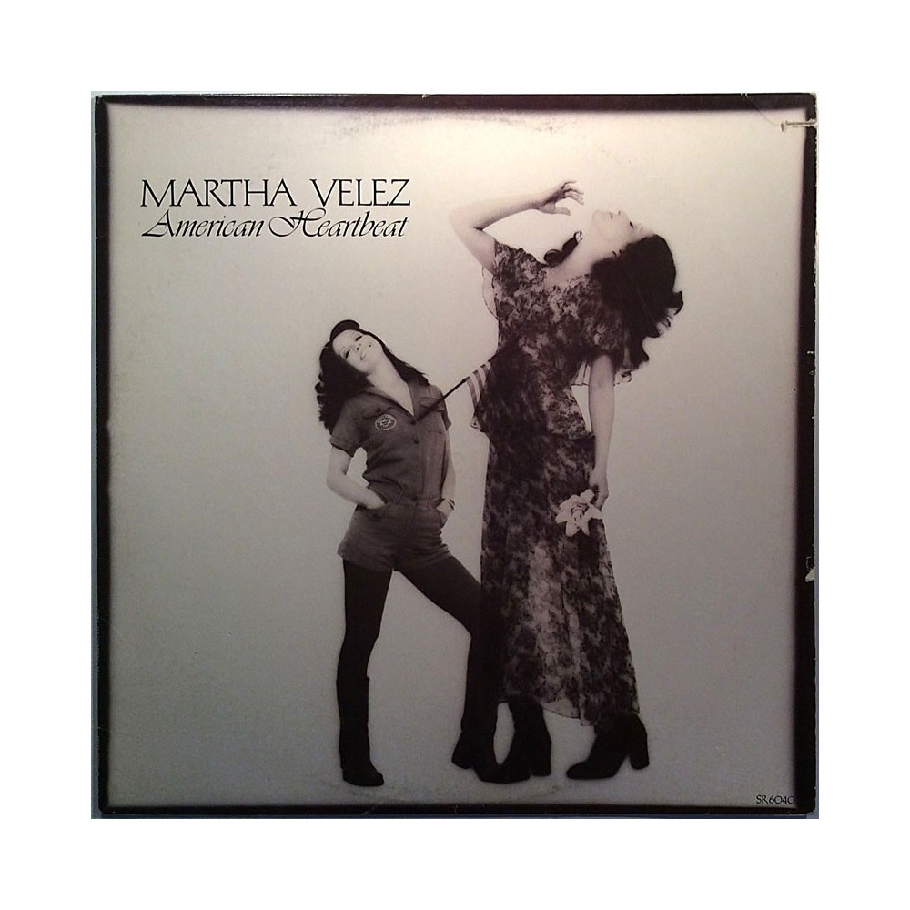 Velez Martha: American Heartbeat  kansi VG+ levy EX Käytetty LP