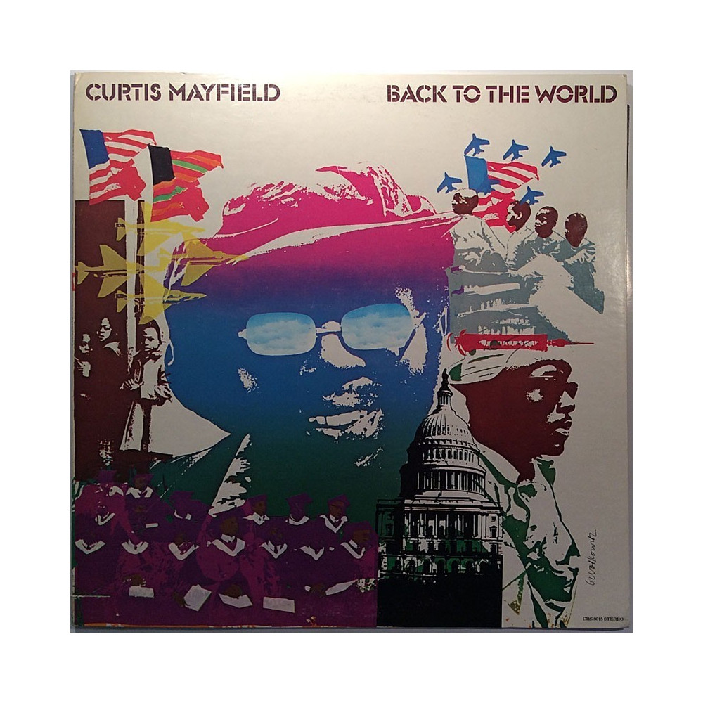 Mayfield Curtis 1973 CRS-8015 Back To The World Second hand LP