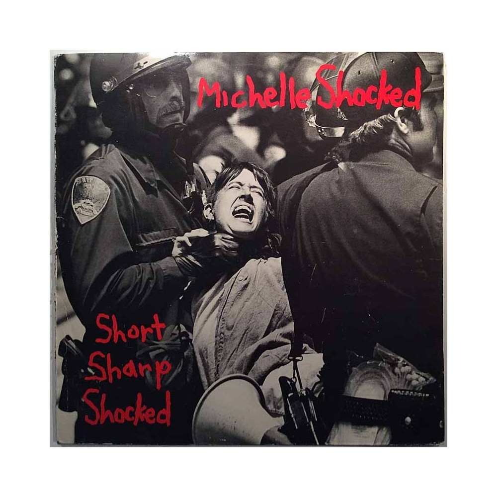Shocked Michelle: Short Sharp Shocked  kansi G levy VG Käytetty LP